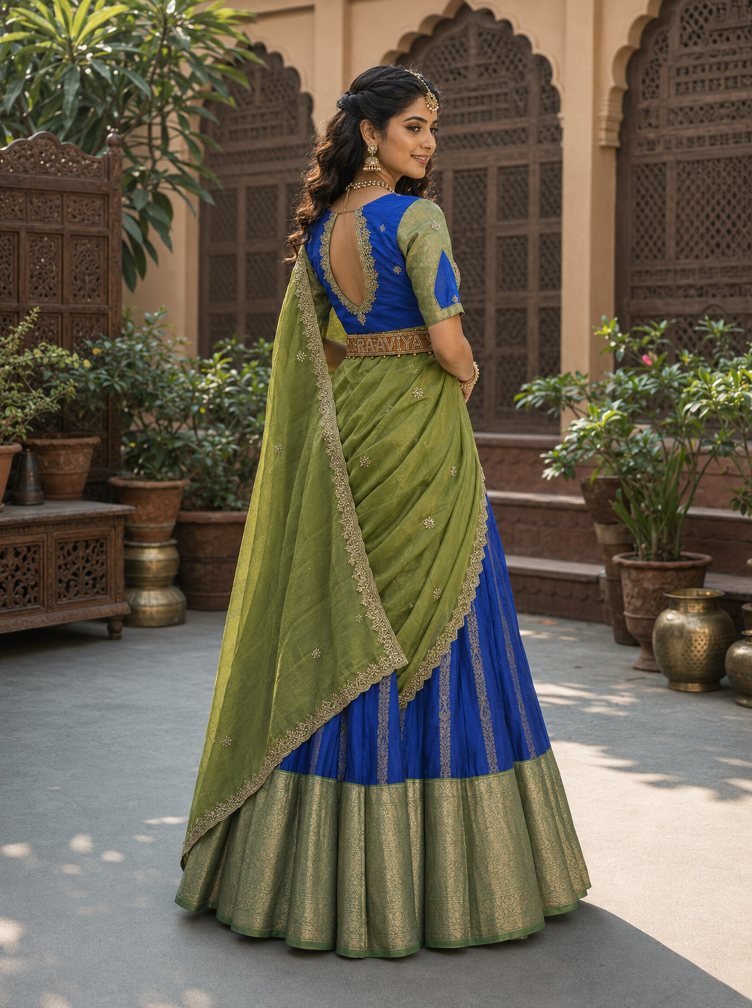 Grand Festival Wear Half Saree Collection with Royal Appeal