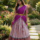 Bridal Style South Indian Half Saree