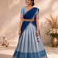 Royal Blue Traditional Half Saree with Timeless Elegance