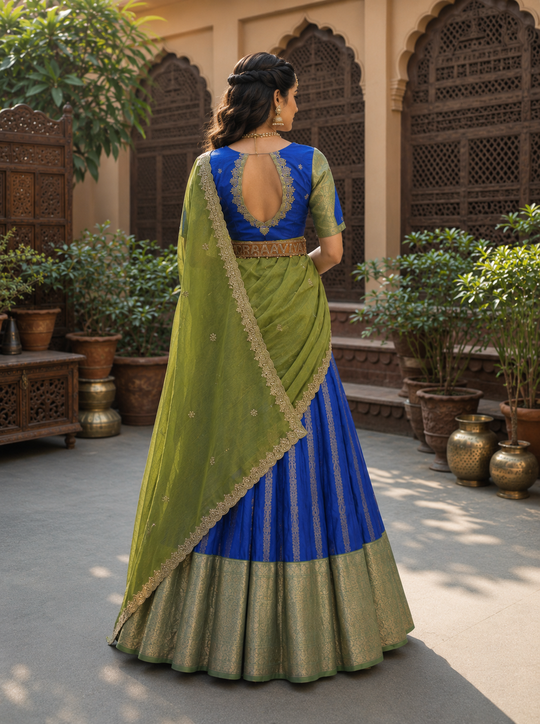 Grand Festival Wear Half Saree Collection with Royal Appeal