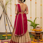 Heritage Gold Half Saree for Festive & Wedding Wear