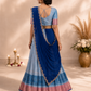 Royal Blue Traditional Half Saree with Timeless Elegance