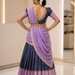 Festive Wear Silk Blend Occasion Wear Half Saree for Girls