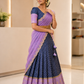 Festive Wear Silk Blend Occasion Wear Half Saree for Girls