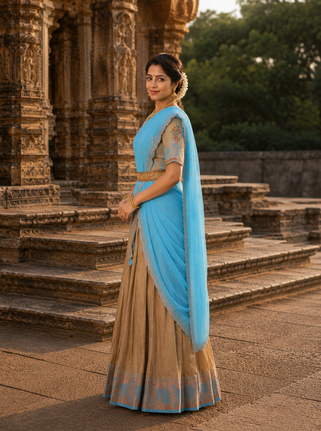Modern Ethnic Half Saree Collection