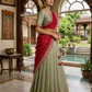 Traditional Embroidered Half Saree for Women