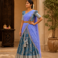 Stylish Pastel Half Saree for Engagement & Party Wear