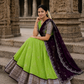 Designer Semi Silk Half Saree with Traditional Look