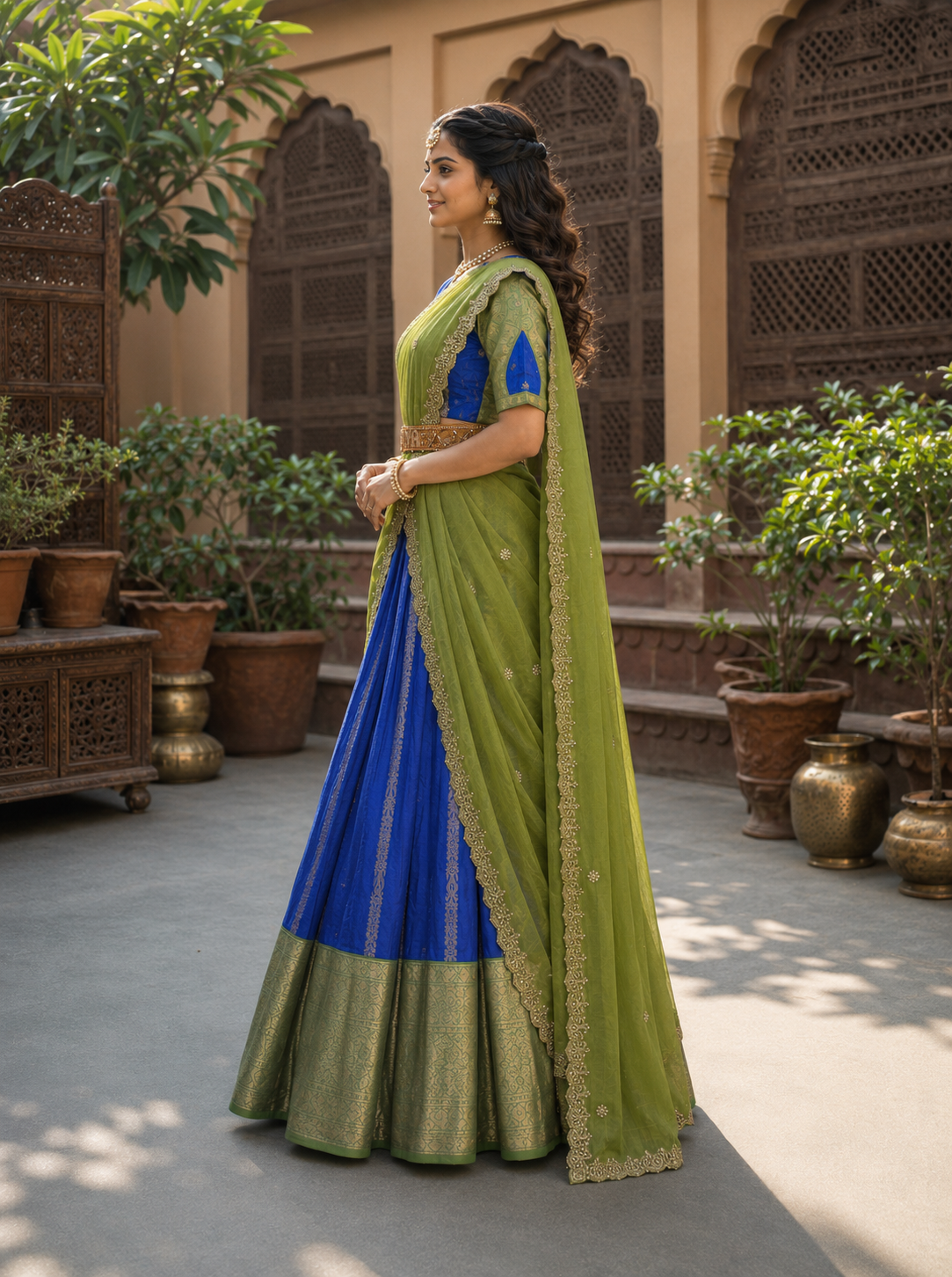 Grand Festival Wear Half Saree Collection with Royal Appeal