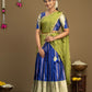 Designer Border Detail of Rangoli Fabric Half Saree